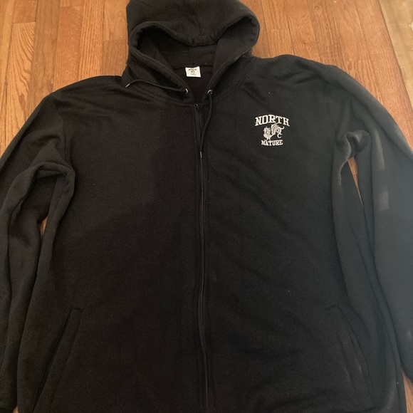 NorthNatured embroidered fleece hoodie - Picture 2 of 2